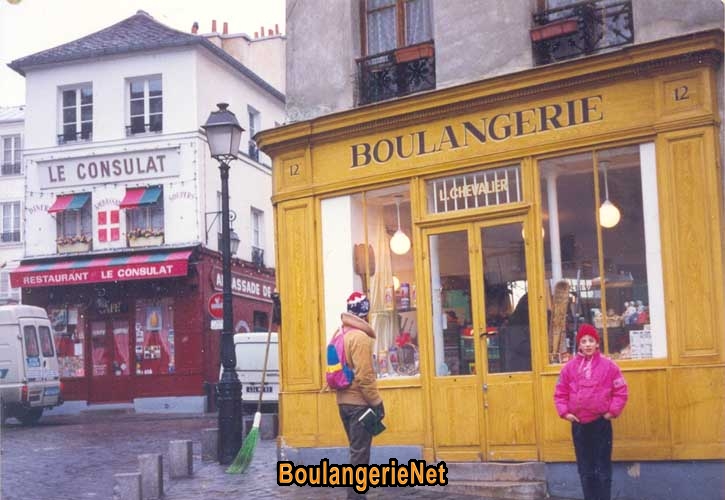 Devanture boulangerie à Montmartre